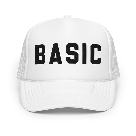 Basic Embroidered Foam Trucker Hat