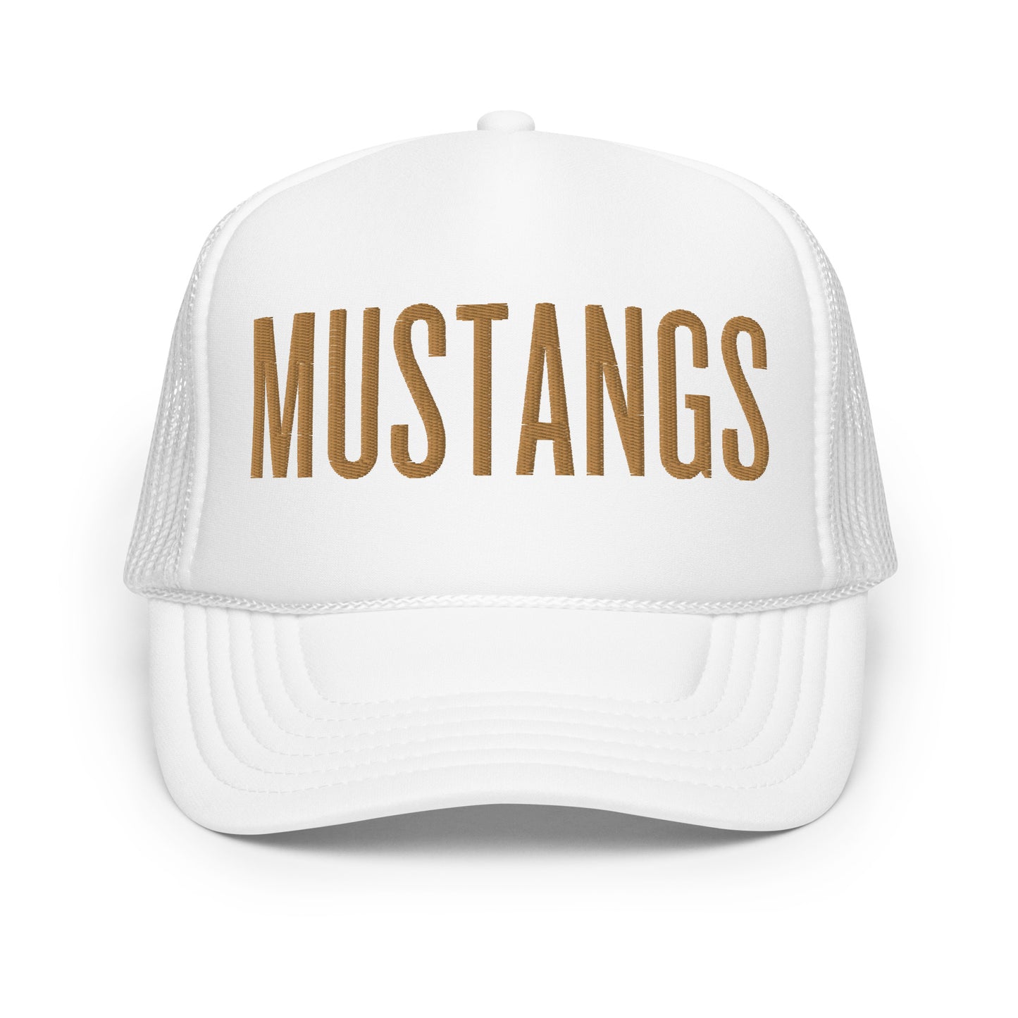 Mustangs Embroidered Foam Trucker Hat