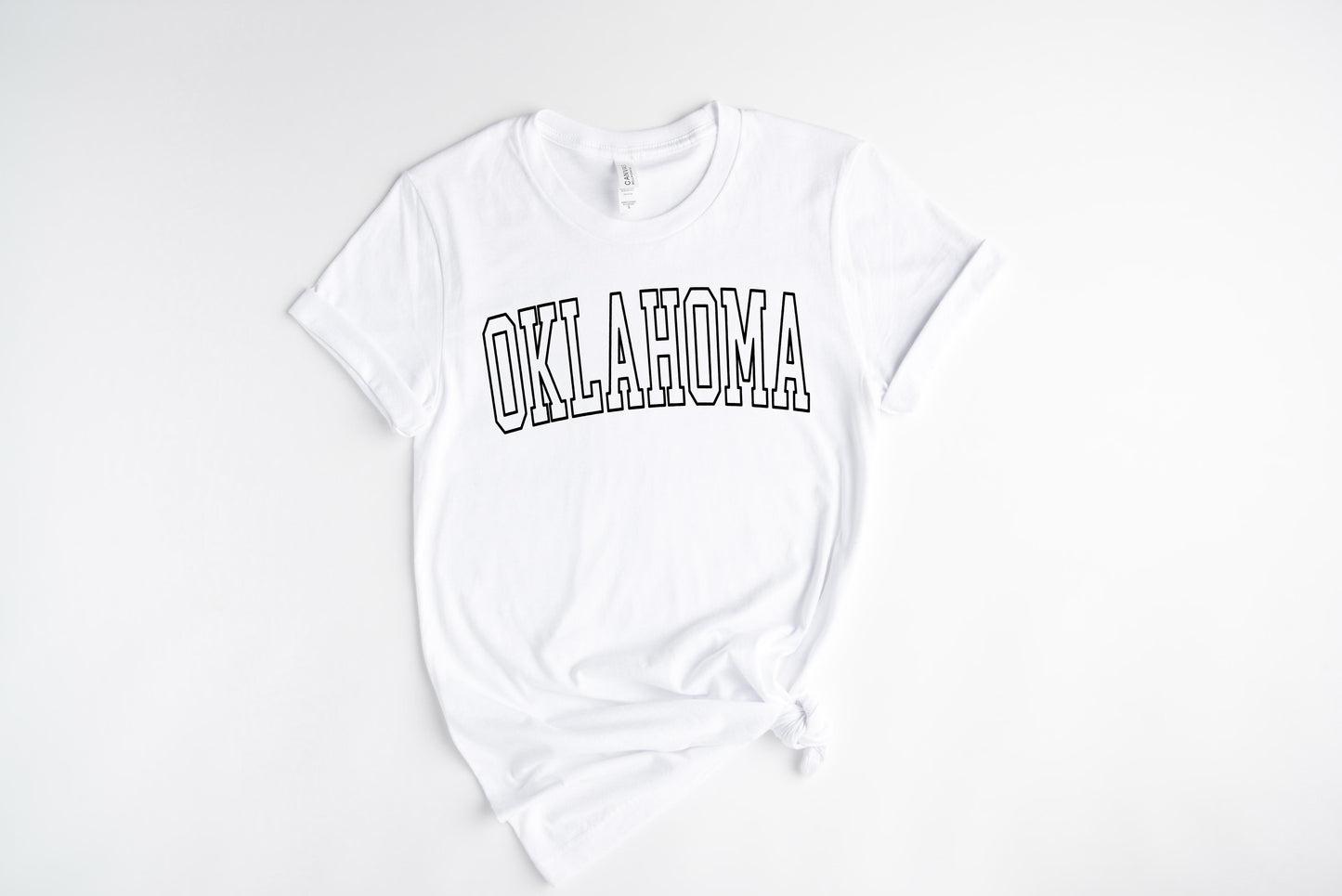 Oklahoma Block Outline Tee